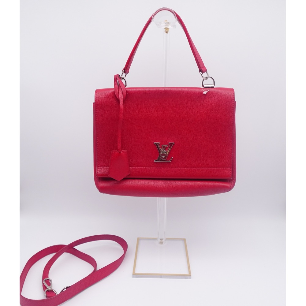 Louis Vuitton Lockme II BB Rose Indien Pink Leather Crossbody Bag M50250